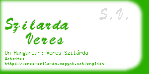 szilarda veres business card